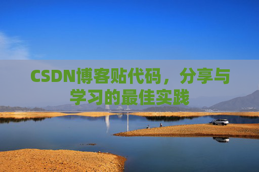 CSDN博客贴代码，分享与学习的最佳实践